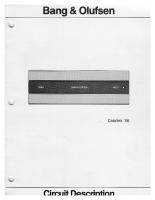 Bang & Olufsen - MCL-2-Service-manual